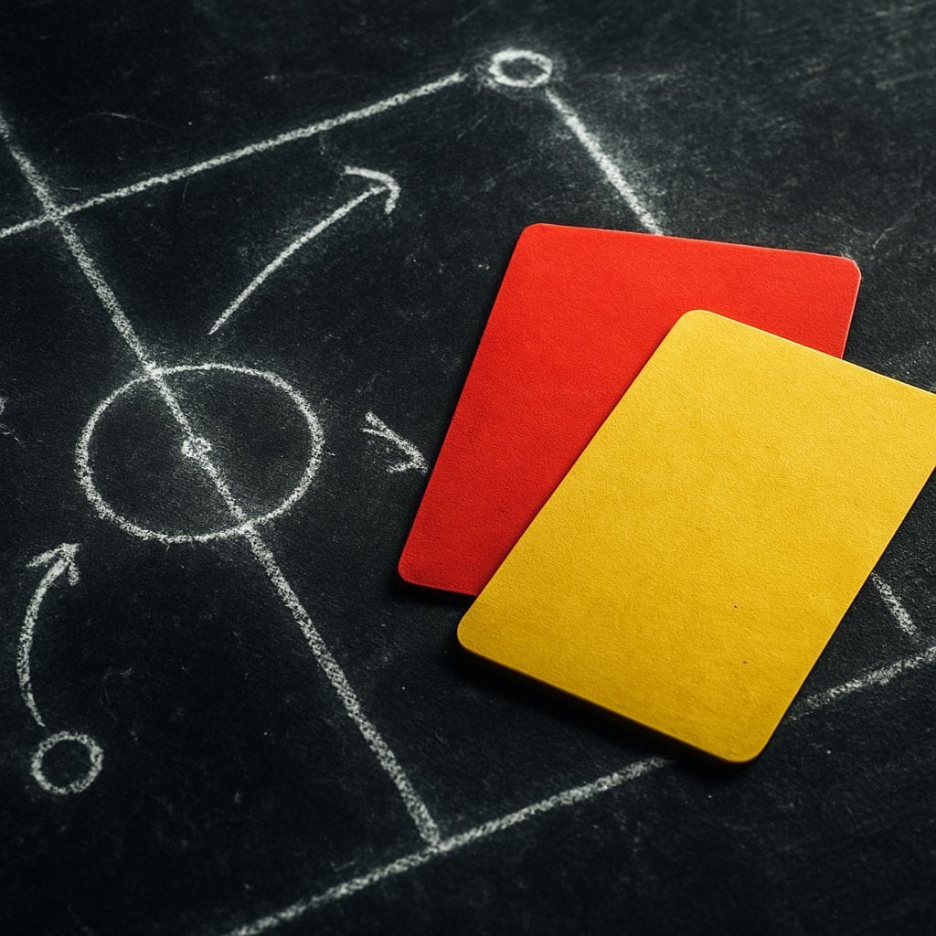 historia de las tarjetas de fútbol