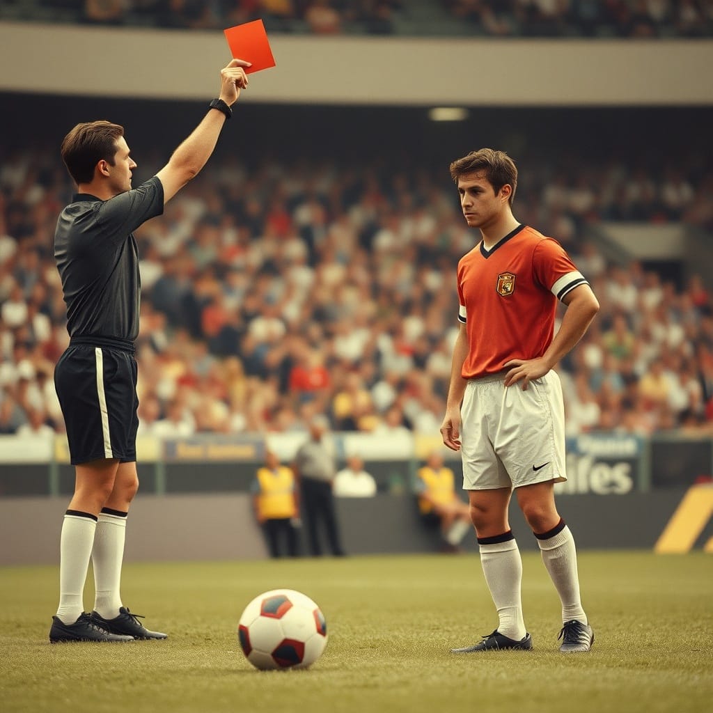 jugadores con más tarjetas rojas en la historia del fútbol