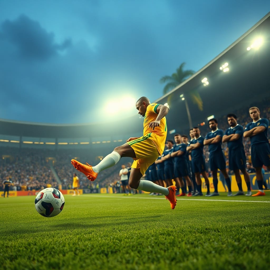 jugadores con más goles de falta directa en el Brasileirão